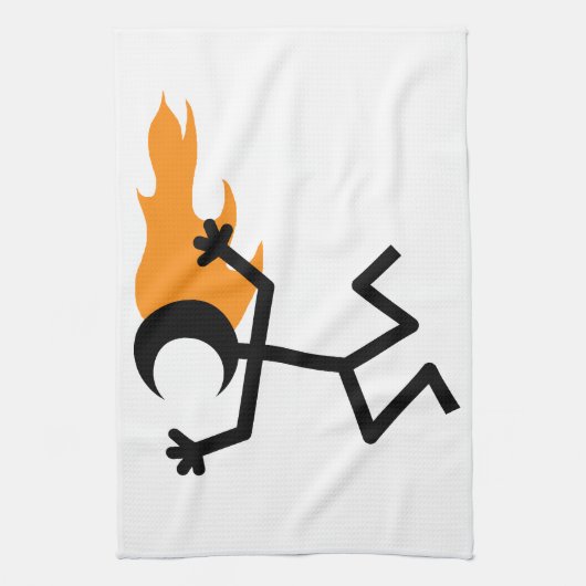 Linge De Cuisine Flaming head (Vertical)