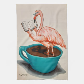 Linge De Cuisine Flamingo Absurdi-tea towel