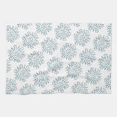 Linge De Cuisine Flammes de neige de Noël mignonnes, Blizzard de ne (Horizontal)