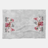 Linge De Cuisine Flammes de neige d'hiver Gnomes Love Peace Waterco (Horizontal)