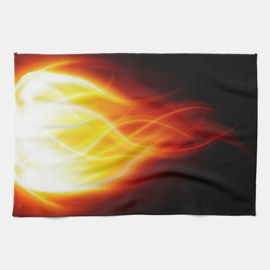 Linge De Cuisine Flammes éclatantes Tout-En-Plan (Horizontal)