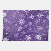 Linge De Cuisine Flèche blanche Améthyste violet (Horizontal)