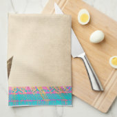 Linge De Cuisine Flèche de Bohème florale rustique (Quart Plié)