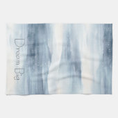 Linge De Cuisine Flèches blanches bleues (Horizontal)