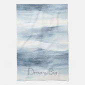 Linge De Cuisine Flèches blanches bleues (Vertical)