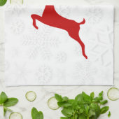 Linge De Cuisine Flèches blanches Red Deer (Plié)