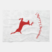 Linge De Cuisine Flèches blanches Red Deer (Horizontal)