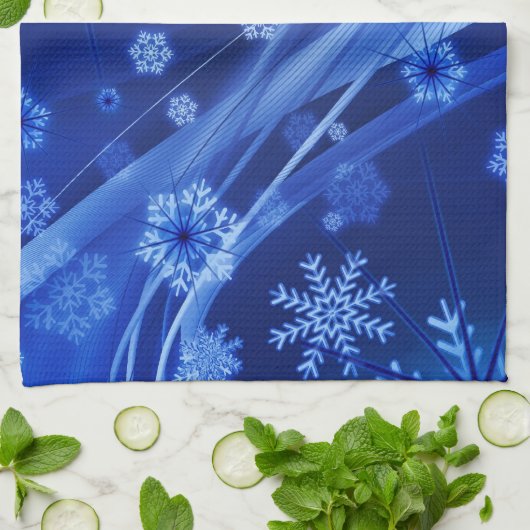 Linge De Cuisine Flèches bleues (Plié)