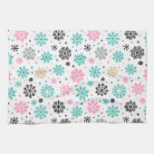 Linge De Cuisine Flèches de neige rétro (Horizontal)