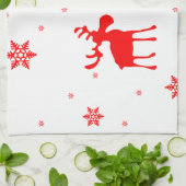 Linge De Cuisine Flèches de neige simples et modernes (Plié)