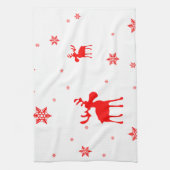 Linge De Cuisine Flèches de neige simples et modernes (Vertical)