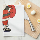 Linge De Cuisine Flèches de Noël du Père Noël sur mesure (Quart Plié)