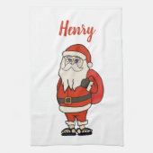 Linge De Cuisine Flèches de Noël du Père Noël sur mesure (Vertical)