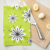 Linge De Cuisine Flèches modernes du milieu du siècle Chartreuse (Quart Plié)