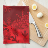 Linge De Cuisine Flèches rouges (Quart Plié)