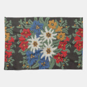 Linge De Cuisine Fleur alpine suisse Edelweiss (Horizontal)