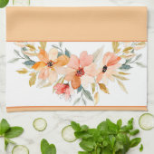 Linge De Cuisine Fleur aquarelle d'automne (Plié)