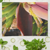 Linge De Cuisine Fleur banane (Plié)