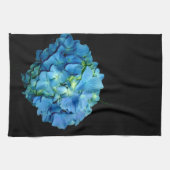 Linge De Cuisine Fleur bleu floral bleu Hydrangea (Horizontal)
