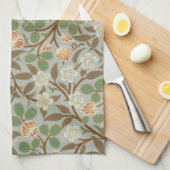 Linge De Cuisine Fleur botanique de trèfle William Morris (Quart Plié)