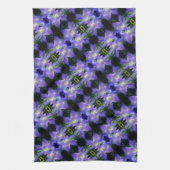 Linge De Cuisine Fleur Clematis violet doux Motif Abstrait (Vertical)