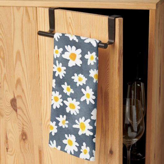 Linge De Cuisine Fleur Cute Daisy Botanique Enfants motif dégradé (Pliage en tiers)