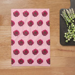 Linge De Cuisine Fleur Dahlia rose profond Motif sans couture sur<br><div class="desc">Motif sans couture de fleur Dahlia rose profond imprimé sur le torchon de cuisine. Serviette de cuisine design fleurie pour les amateurs de fleurs ou de nature.</div>
