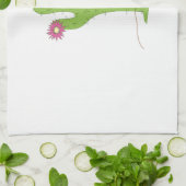 Linge De Cuisine Fleur de cactus (Plié)