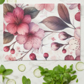 Linge De Cuisine Fleur de cerise (Plié)