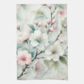 Linge De Cuisine Fleur de Cerisier (Vertical)