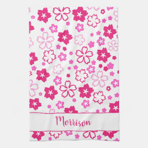 Linge De Cuisine Fleur de cerisier rose sakura cuisine