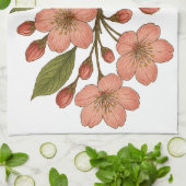 Linge De Cuisine Fleur de cerisier vintage (Plié)