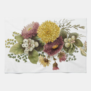 Linge De Cuisine Fleur de chrysanthème mère florale