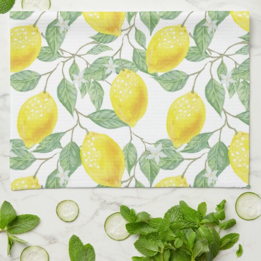 Linge De Cuisine Fleur de citron (Plié)