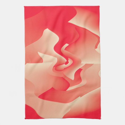 Linge De Cuisine fleur de corail (Vertical)