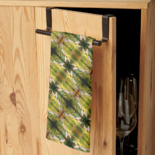 Linge De Cuisine Fleur de Dogwood sauvage fleurit Motif Abstrait