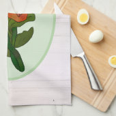 Linge De Cuisine Fleur de fantaisie (Quart Plié)