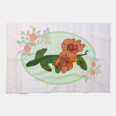 Linge De Cuisine Fleur de fantaisie (Horizontal)
