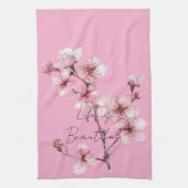 Linge De Cuisine Fleur de fleurs de cerisier rose (Vertical)