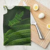 Linge De Cuisine Fleur de fraises sauvages (Quart Plié)