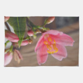 Linge De Cuisine Fleur de Jatropha Rose Clair (Horizontal)