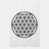 Linge De Cuisine Fleur De La Grille De Vie (Vertical)