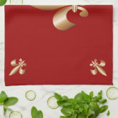Linge De Cuisine Fleur de lis (Plié)