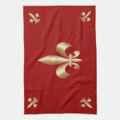 Linge De Cuisine Fleur de lis (Vertical)