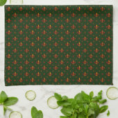Linge De Cuisine Fleur De Lis (Plié)