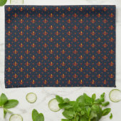 Linge De Cuisine Fleur De Lis (Plié)
