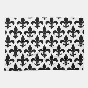 Linge De Cuisine Fleur de lis Motif