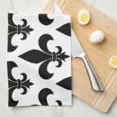 Linge De Cuisine Fleur de lis Motif Classic (Quart Plié)