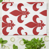 Linge De Cuisine Fleur de lis Motif Classic (Plié)