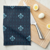 Linge De Cuisine Fleur De Lis Pattern (Quart Plié)